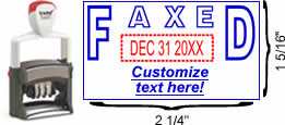 Fax with date